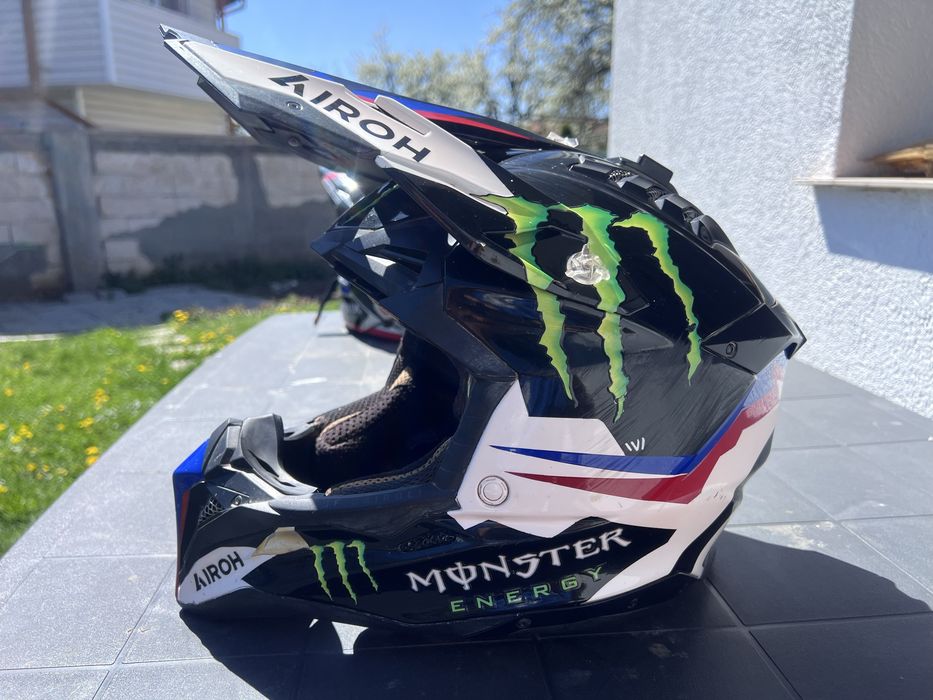 Кросова каска airoh aviator3,moto bell flex 9