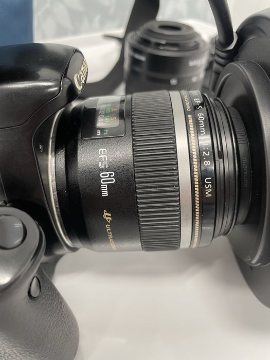 Фотоаппарат canon eos600d, canon macro 60mm