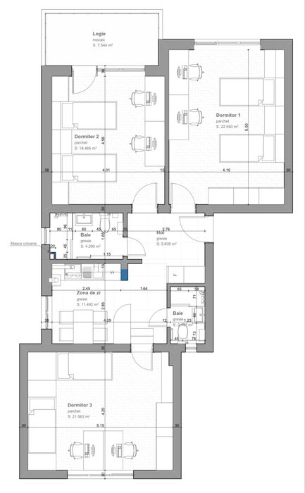 Apartament ultracentral cu curte si garaj