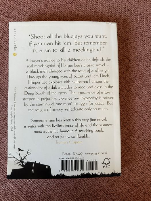 Книга / Убить пересмешника в оригинале