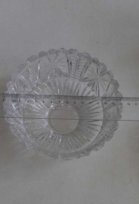 Хрустальные салатница и ваза для фруктов. СССР.