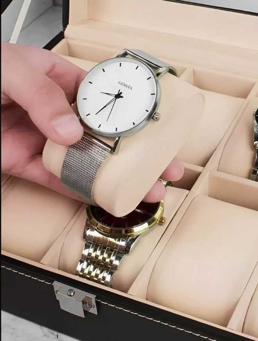 LUX Шкатулка для часов 12-Мест – ПОДАРКА ДОСТАВКА В ДЕНЬ ЗАКАЗА