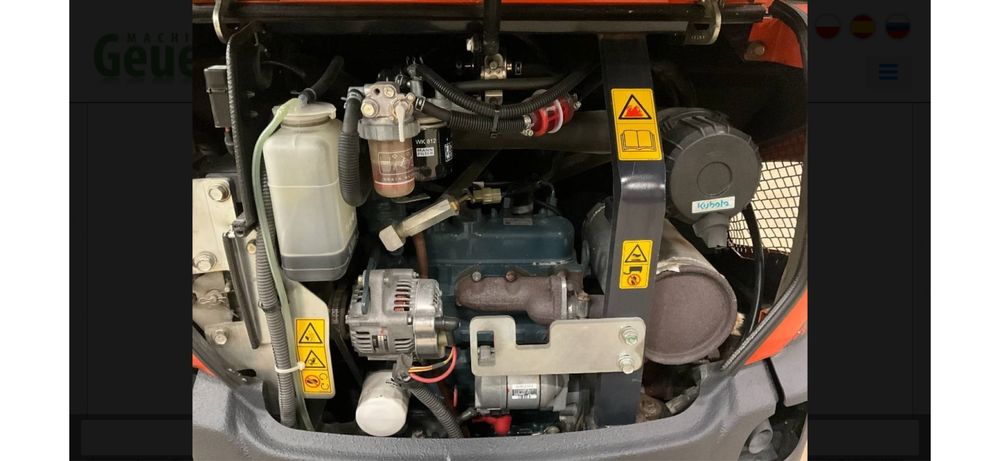 Miniexcavator Kubota An 2017 Ore 1236