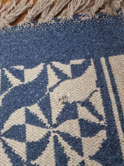 Covor țesut manual vechi 2,40 m x 1,80 m