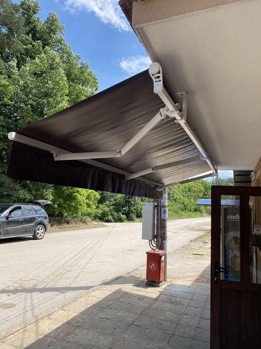 Ветроупорни завеси PVC винил кристал тенти сенници перголи чупещо рамо