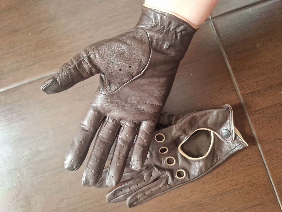 Manusi din piele pt moto/volan