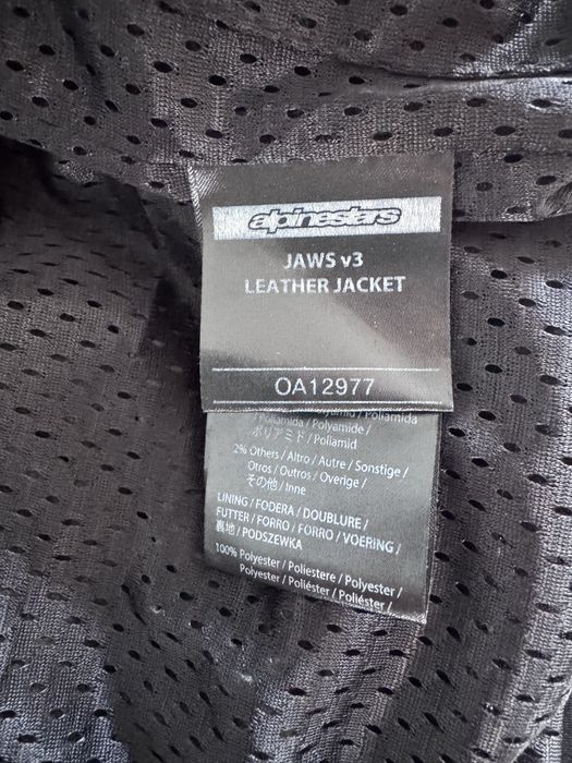 Кожено мото яке Alpinestars