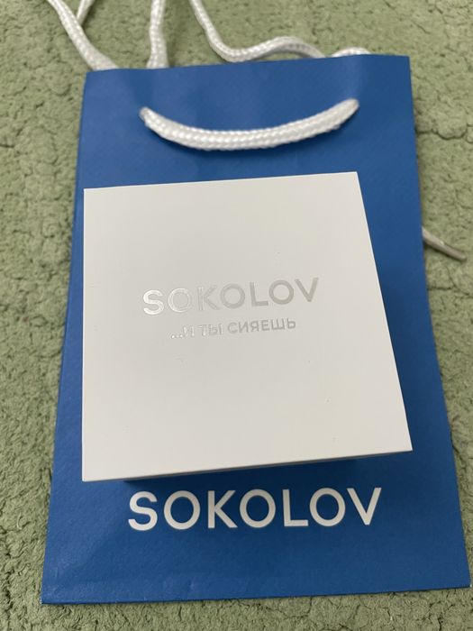 Колье чокер серебро соколов