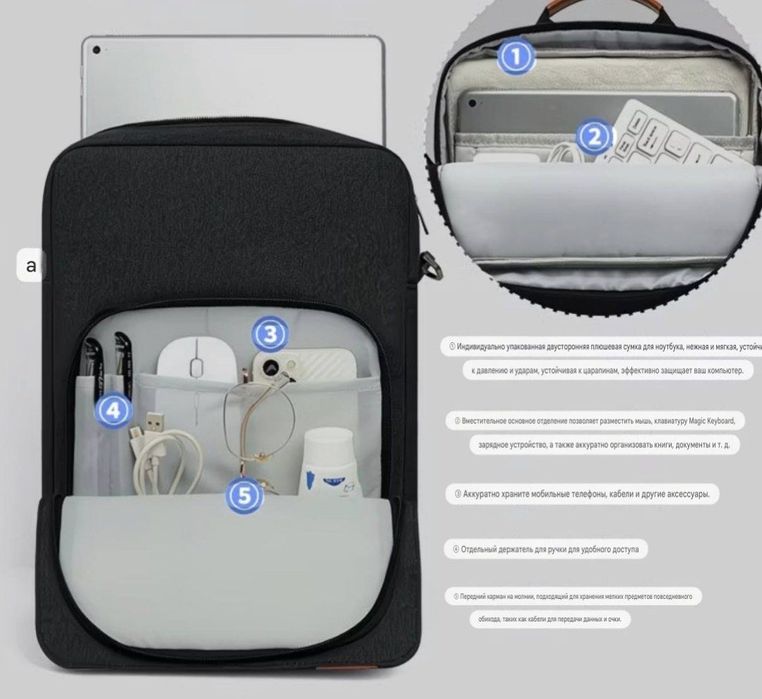 Сумка , для планшета или ноутбука,