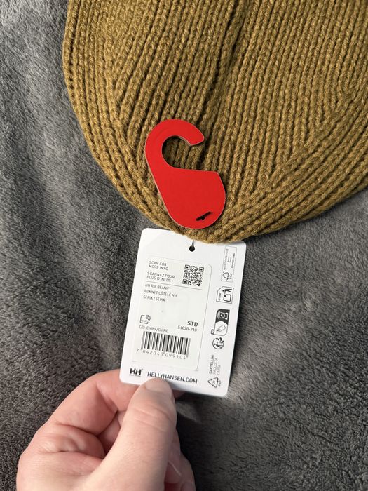 Helly Hansen Rib beanie caciula unisex maro din tricot marime OS noua