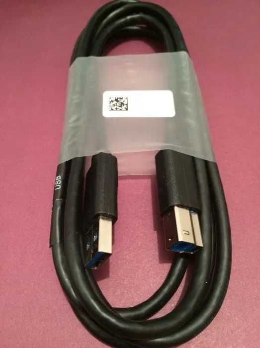 20 Cabluri DELL noi Usb 3.0 A - Usb 3.0 B, 1,8 metri - 220 lei