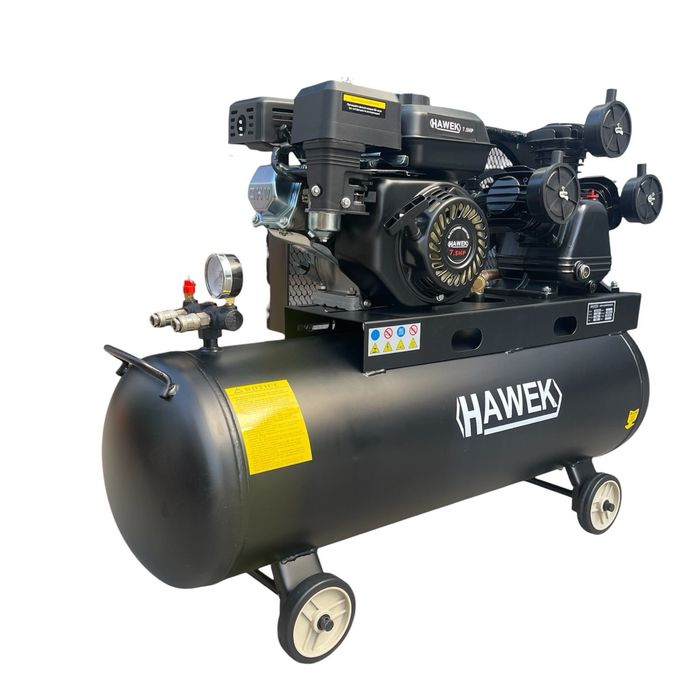 Бензинов компресор за въздух 100 литра 7.5 HP HAWEK HW-3028