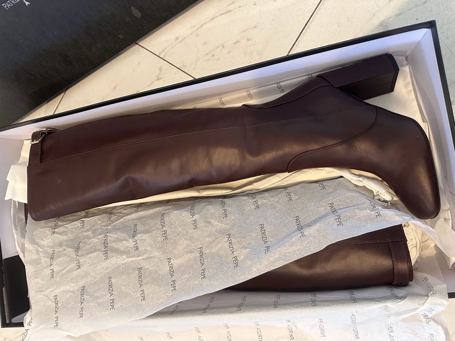 Patrizia pepe ботуш, нов, естествена кожа