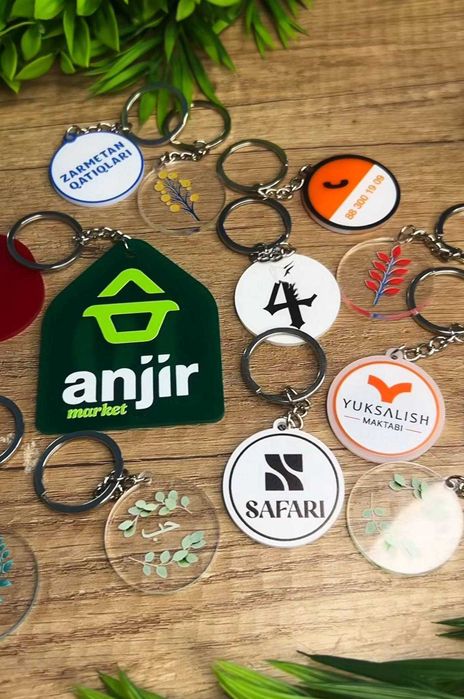 brelok  sizning logoyingiz bilan