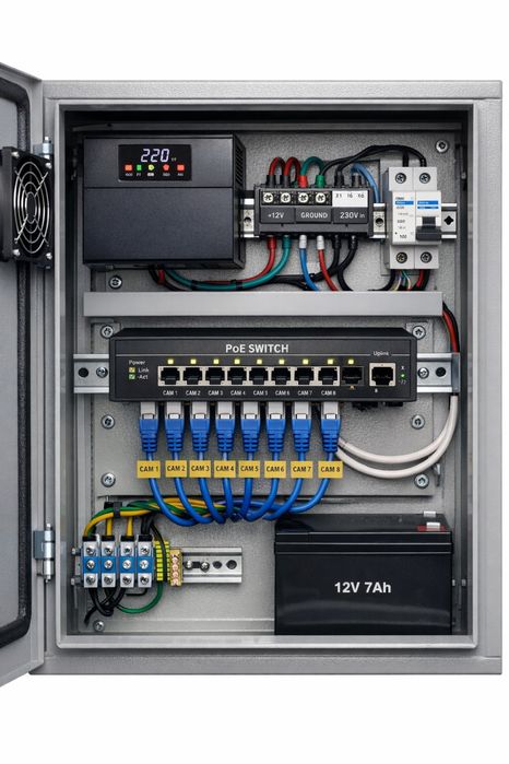 Видеонаблюдение *под ключ* за 1 день.