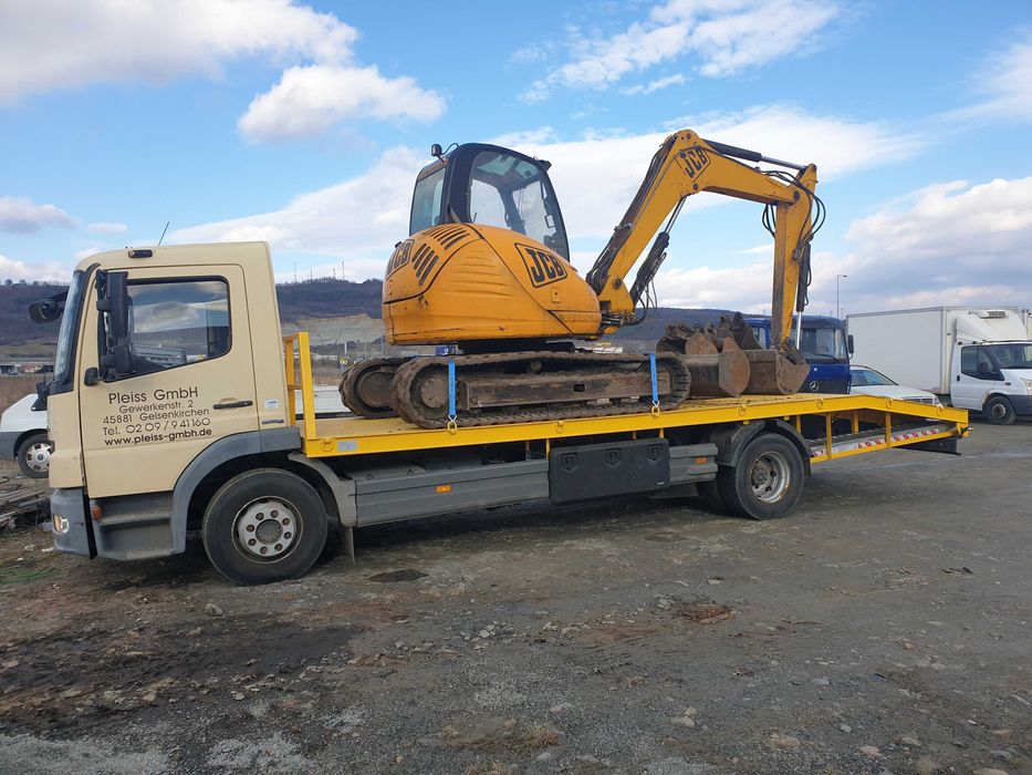 Transport utilaje, buldo, tractor, utilaj agricol, taf,nacela