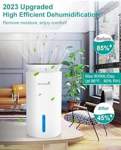 Secmote влагоуловител 2000ml за помещения до 50м²