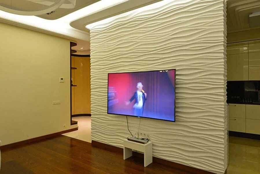 Декоративни 3D панели - 3д гипсови панели, облицовки за стени 0088