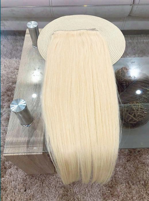 Естествена руса коса за удължаване