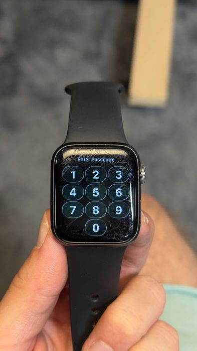 Apple Watch Series 6, Aluminiu, Space Grey, Uzat