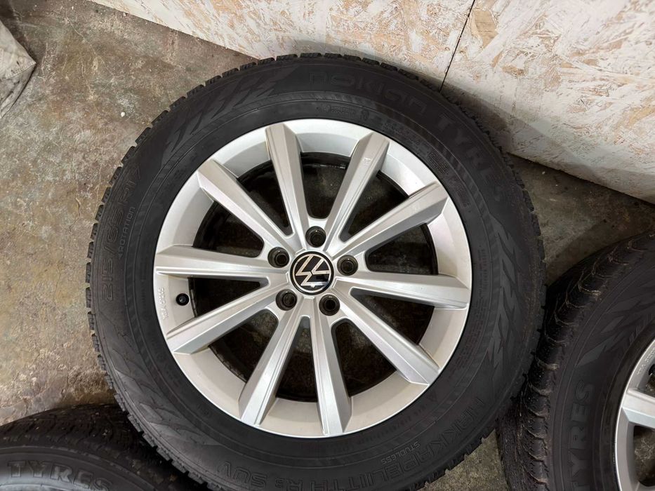 Jante Passat 17 5x112 ET38 + 215/65 R17 iarna Passat Tiguan