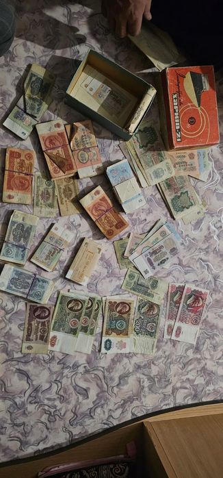 Бандероль советской пачки 1‑рублёвых банкнот