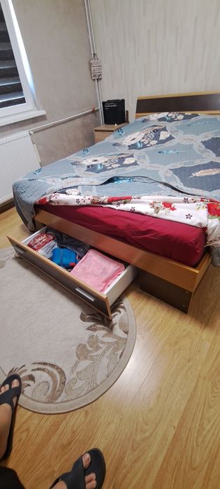 Pat 160/200 saltea inclusă!