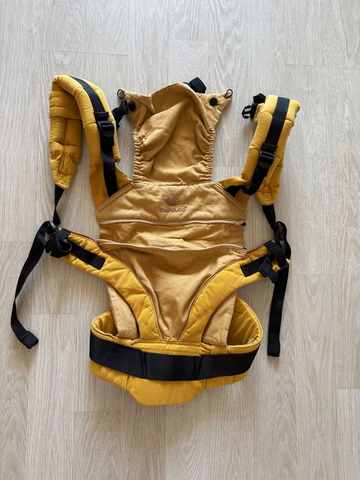 MANDUCA XT – MARSUPIU ergonomic – 3,5–20 kg – galben mustar