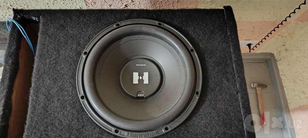 Сабвуфер ганибал 1200w моноблок aursa 1.1000