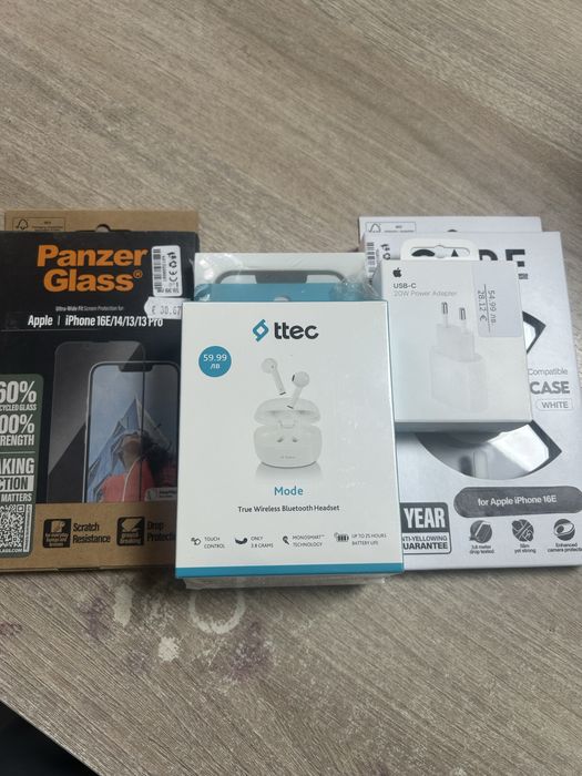 Iphone 16e 128gb чисто нов!!