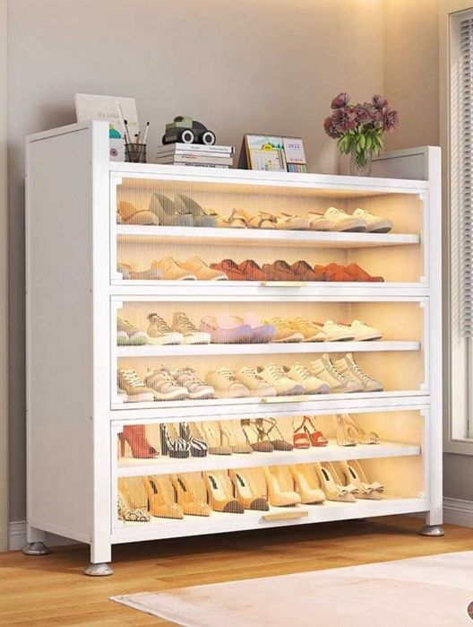 Poyabzal shkafi/PVC panellar/yengil suriladigan eshiklar