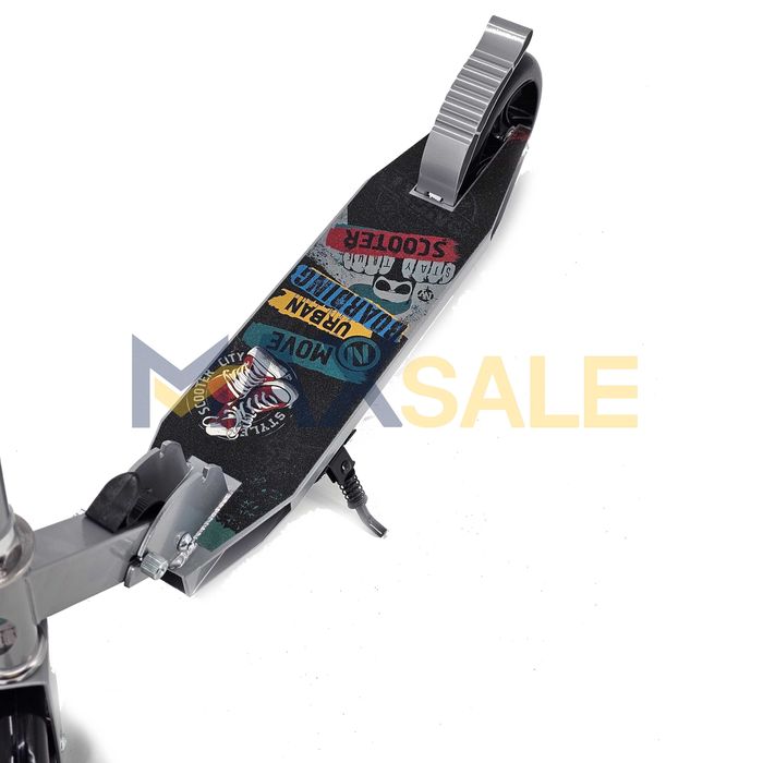 Детска тротинетка сгъваема скутер scooter сива триколка колело дете