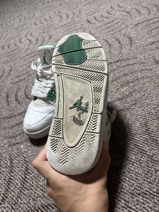 jordan 4 mettalic green