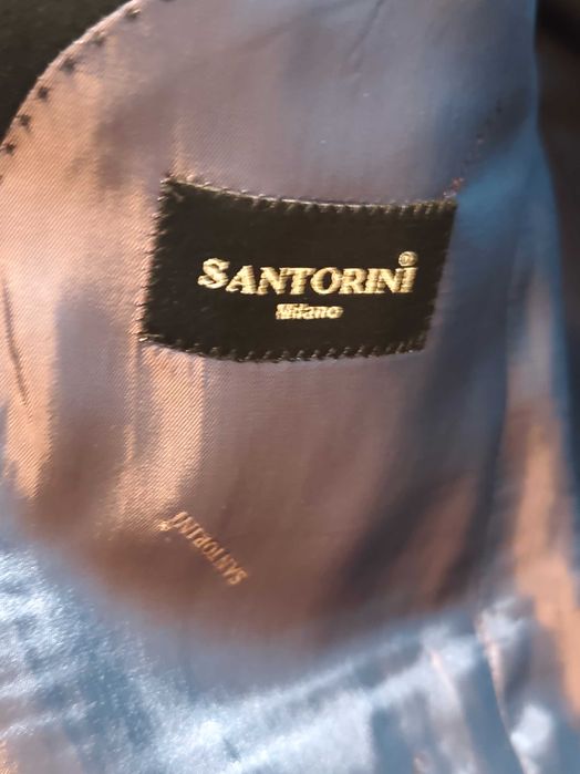 Продам итальянский мужской черный классический костюм 48 размер новый