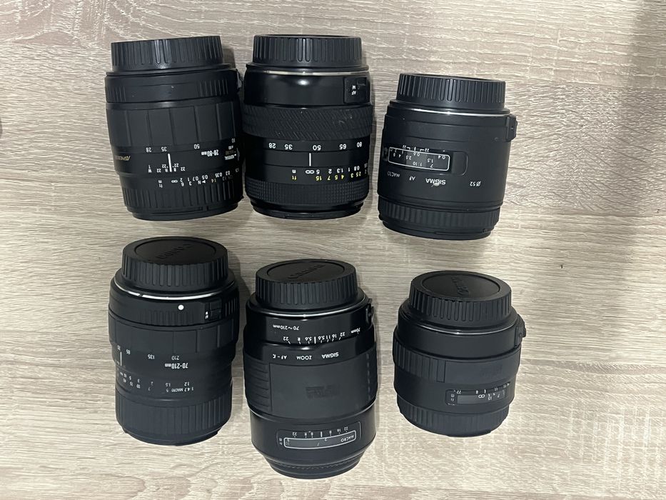 Объектив sigma на canon байонет EF