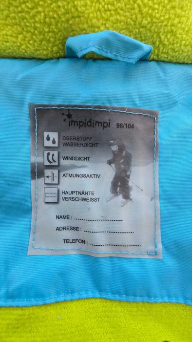 Детски ски екип impidimpi 3-4 години