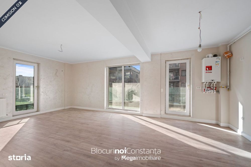 #Tomis Plus: Apartament 2 camere la cheie: 52mp utili + 17mp balcoane