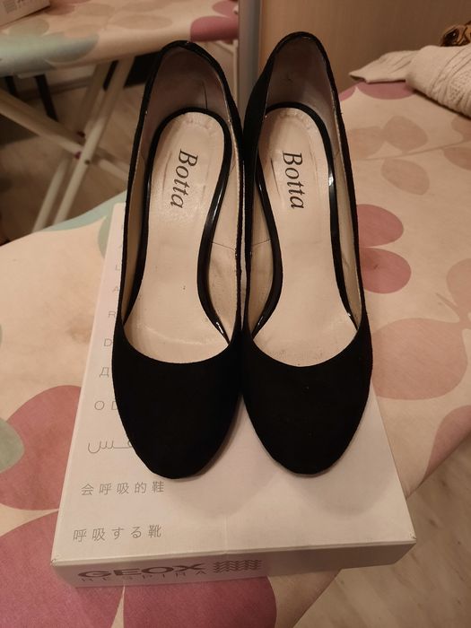 Pantofi Botta, piele întoarsă 37 (incalta 38)