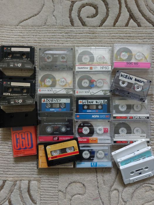 Lot de 20 casete audio
