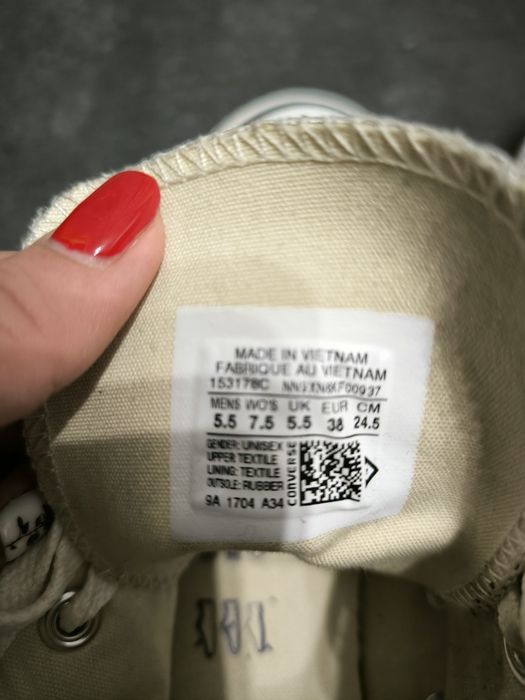 Златисти Кецове CONVERSE, 38 номер