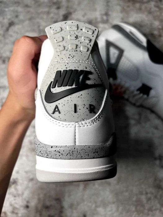 Jordan 4 White Cement (46) FULLBOX | Livrare rapida cu verificare