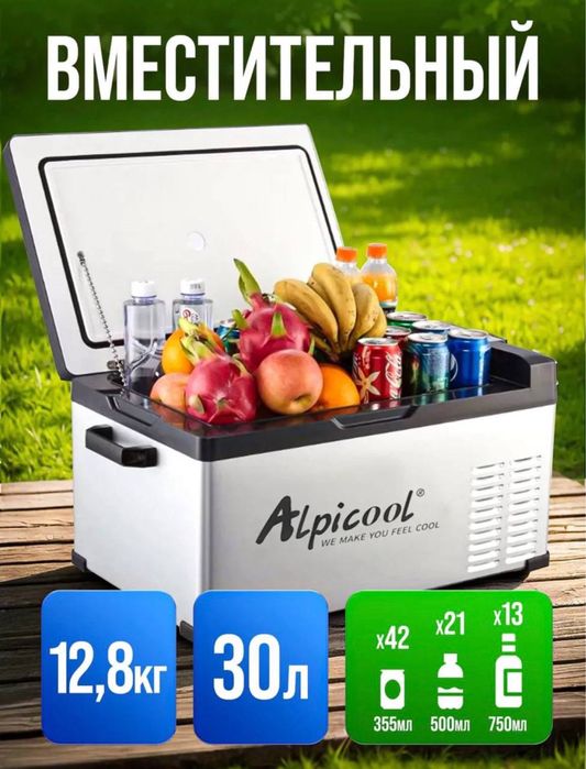 Авто холодильник Компрессорный Alpicool 30л