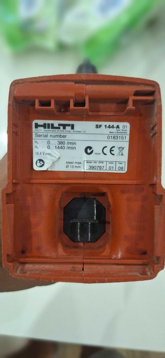Винтоверт Hilti SF144-A с li-ion-батерия
