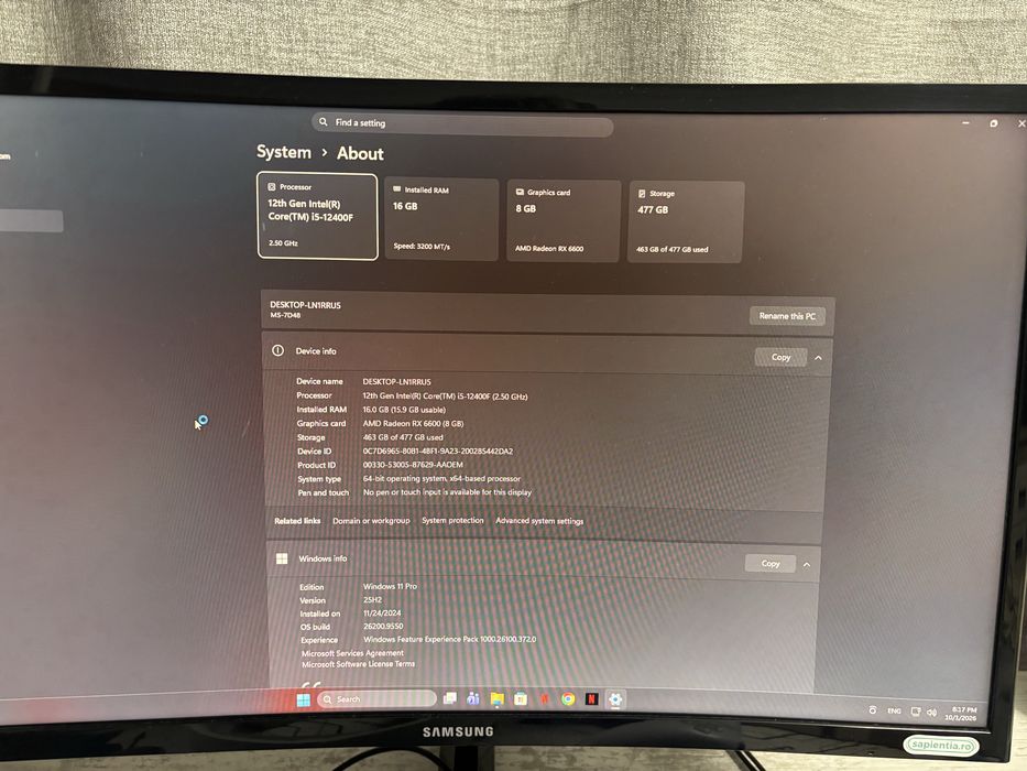 Vând PC Gaming !