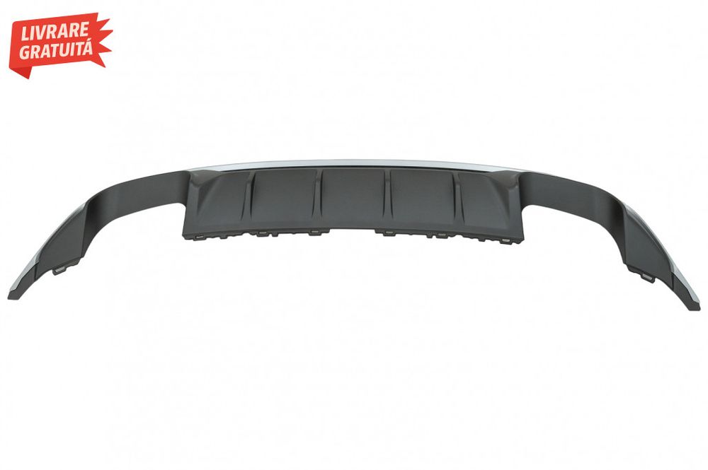 Difuzor Bara Spate cu Sistem de evacuare Negru Audi A3 8V Facelift Hat