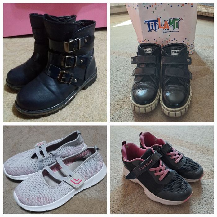 Детская обувь- кроссовки, сандали.