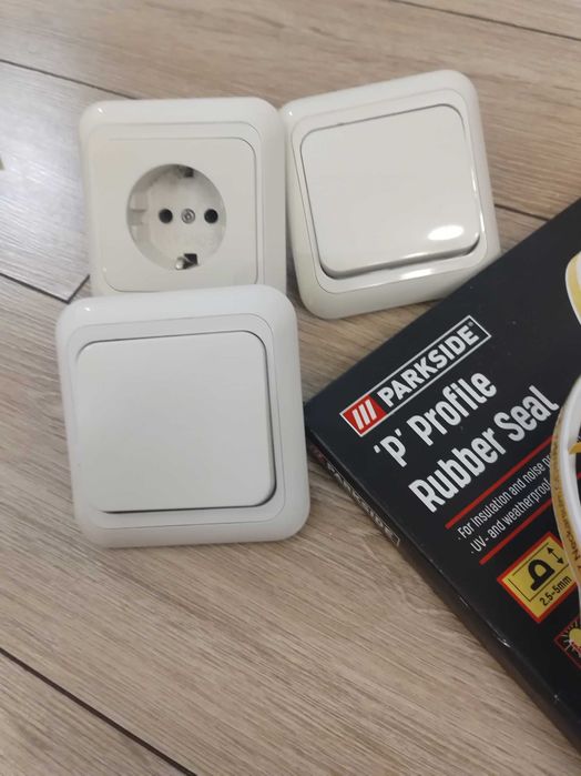 Разклонител, Контакти,ключове и уплътнител за 22лв всичко