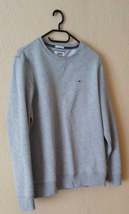 100% Оригинална страхотна мъжка ватирана блуза с дълъг ръкав TOMMY JEANS!