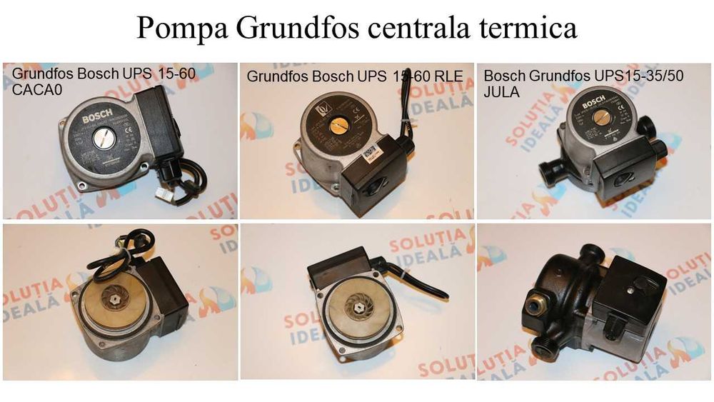 30 modele Pompa Grundfos centrala Bosch Buderus Immergas Ferroli etc