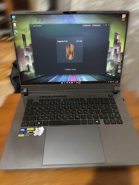 Ноутбук Asus Rog Strix G16, RTX5070Ti, Core Ultra 7 255HX, 16RAM, 1TB